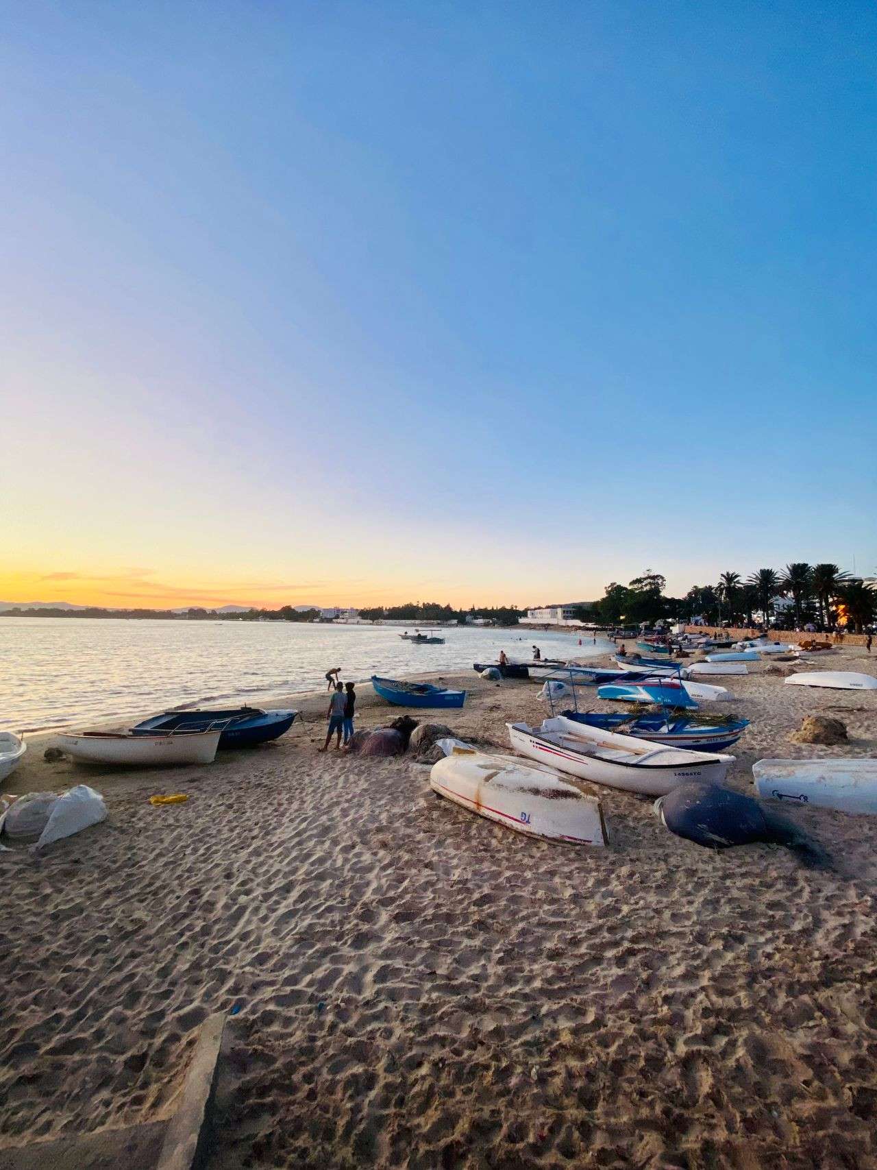It is hot in Tunisia right now, the kind of heat that asks for a beach day. It's a great day for a swim at the beach in Hammamet with its warm Mediterranean water and soft golden sand.⁠
⁠
#MosaicNorthAfrica #Hammamet #TunisiaTravel #PrivateTours #MediterraneanEscape